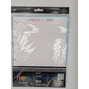 Happy Planner x Tania Garcia Check it Off Refill Paper Set of 2